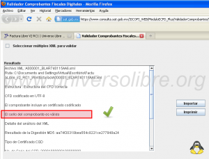 sello digital valido