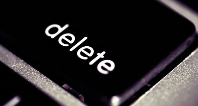 Just delete